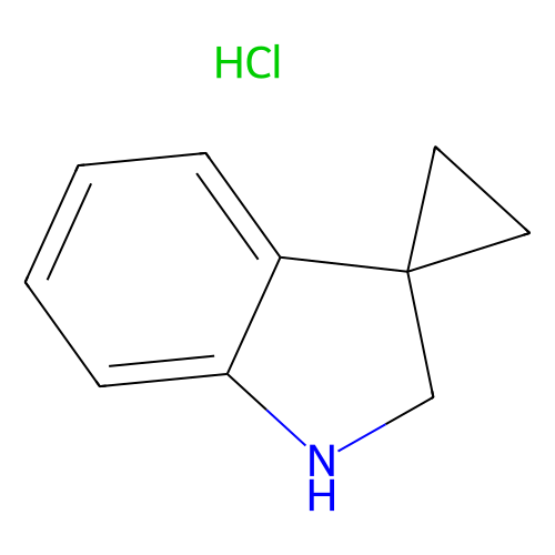 1', 2'?dihydrospiro[cyclopropane?1, 3'?indole] hydrochloride, min 97%, 1 gram