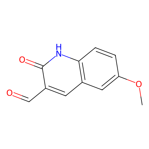 2-Hydroxy-6-methoxyquinoline-3-carbaldehyde, 1 gram