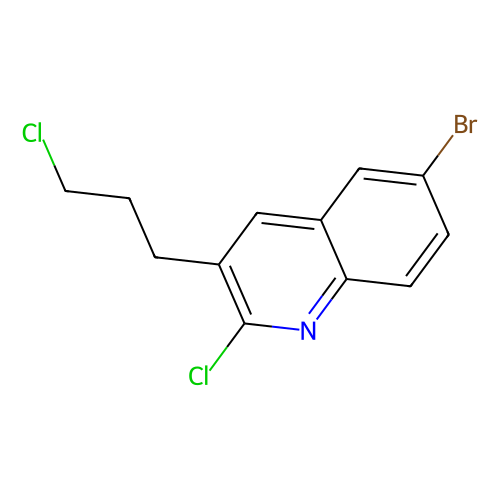 6-Bromo-2-chloro-3-(3-chloropropyl)quinoline, min 95%, 1 gram