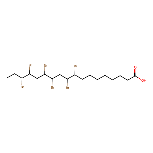 Hexabromostearic Acid, min 93% (T), 25 grams