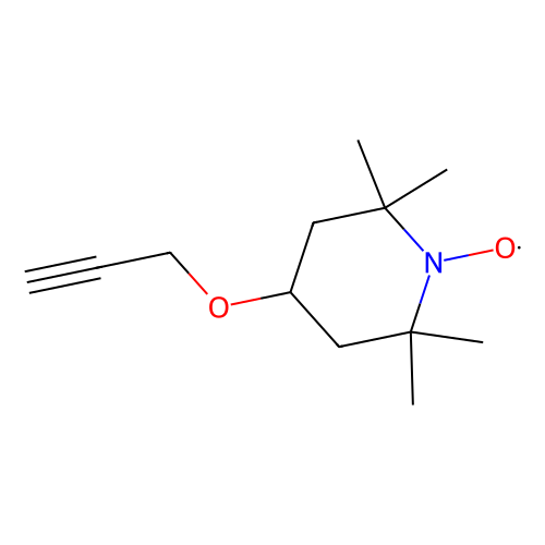 2, 2, 6, 6-Tetramethyl-4-(2-propynyloxy)piperidine 1-Oxyl Free Radical, min 98% (GC)(T), 1 gram
