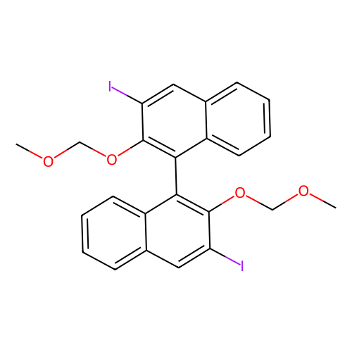 (S)-3, 3'-Diiodo-2, 2'-bis(methoxymethoxy)-1, 1'-binaphthalene, min 98%, 1 gram