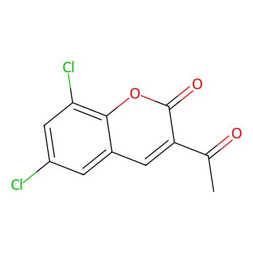 3-ACETYL-6, 8-DICHLOROCOUMARIN, 250 mg