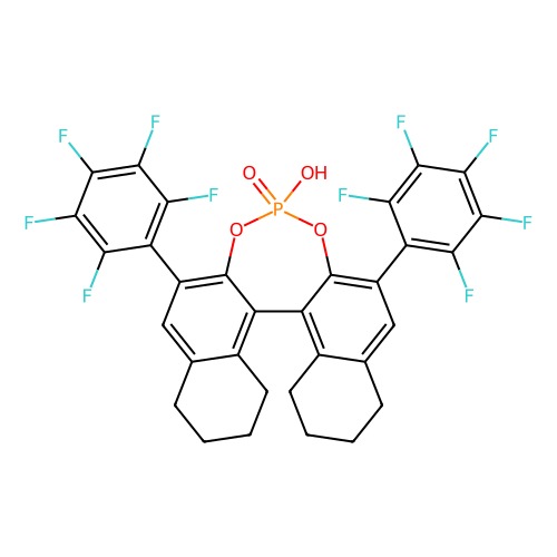 (11bR)-4-Oxide-8, 9, 10, 11, 12, 13, 14, 15-octahydro-4-hydroxy-2, 6-bis(2, 3, 4, 5, 6-pentafluorophenyl)-dinaphtho[2, 1-d:1'', 2''-f][1, 3, 2]dioxaphosphepin, min 95%, min 99% (ee), 25 mg
