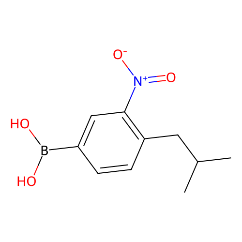 4-Isobutyl-3-nitrobenzeneboronic acid, min 97%, 1 gram