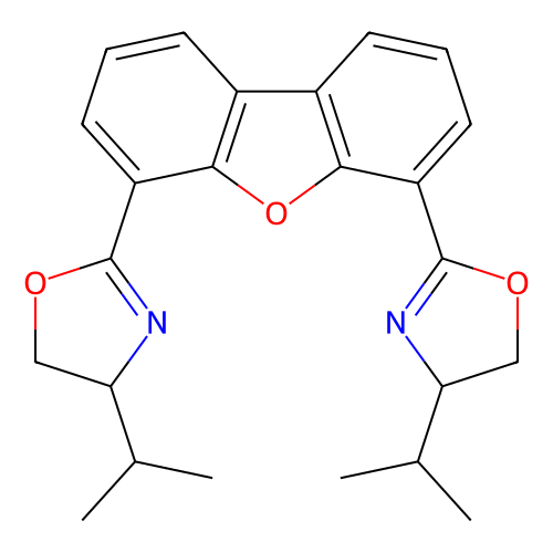 (4S, 4'S)-2, 2'-(4, 6-Dibenzofurandiyl)bis[4, 5-dihydro-4-isopropyloxazole], min 98%, 100 mg