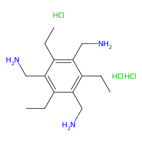 2, 4, 6-Triethyl-1, 3, 5-benzenetrimethanamine trihydrochloride, min 93%, 100 mg