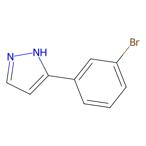 3-(3-Bromophenyl)-1H-pyrazole, min 97%, 1 gram