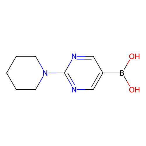2-Piperidinopyrimidine-5-boronic acid, min 96%, 1 gram