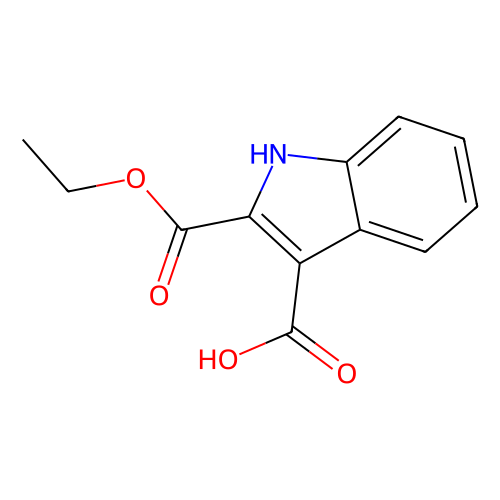 2-(Ethoxycarbonyl)-1H-indole-3-carboxylic acid, min 97%, 100 mg