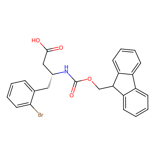 Fmoc-2-bromo-D-beta-homophenylalanine, min 98%, 100 mg