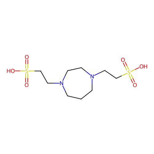 Homopiperazine-1, 4-bis(2-ethanesulfonic acid), min 97% (T), 1 gram