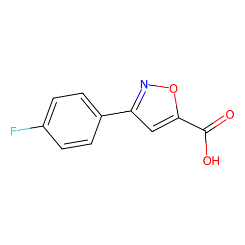 3-(4-FLUOROPHENYL)-5-ISOXAZOLECARBOXYLIC ACID, 250 mg