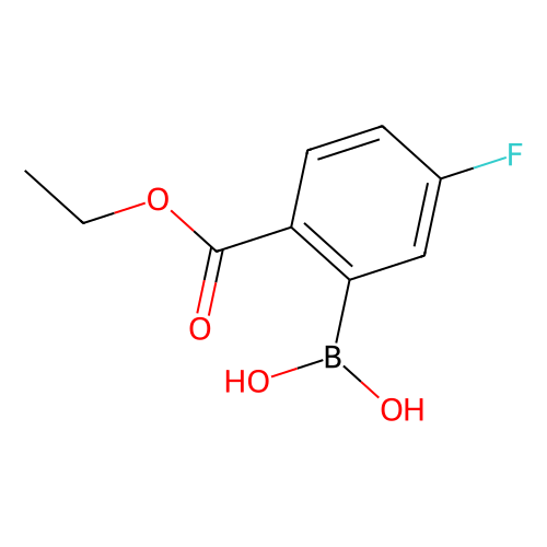 2-Ethoxycarbonyl-5-fluorophenylboronic acid, min 95%, 1 gram