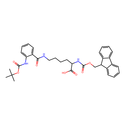 Na-Fmoc-N?-(Boc-2-aminobenzoyl)-L-lysine, 100 mg