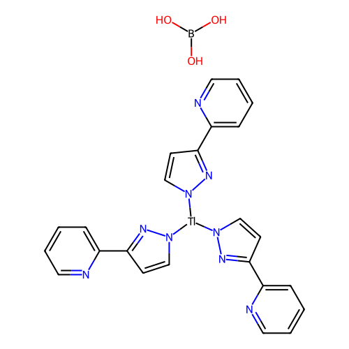 Thallium hydrotris[3-(2-pyridyl)pyrazol-1-yl]borate, min 98%, 1 gram