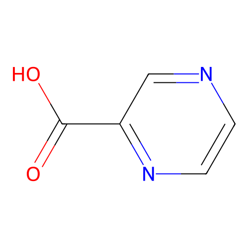 2-Pyrazinecarboxylic acid, min 98%, 100 grams