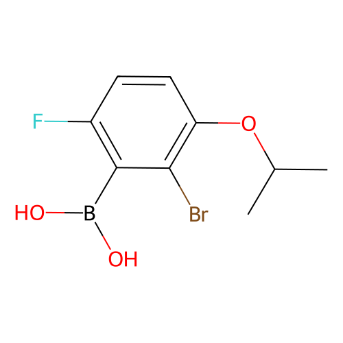 2-Bromo-6-fluoro-3-isopropoxyphenylboronic acid, min 97%, 1 gram