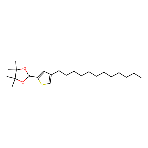 4-Dodecyl-2-(4, 4, 5, 5-tetramethyl-1, 3, 2-dioxaborolan-2-yl)thiophene, min 98%, 1 gram
