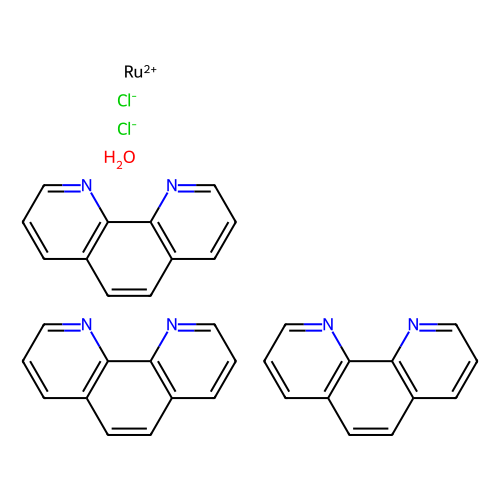 Dichlorotris(1, 10-phenanthroline)ruthenium(II) hydrate, min 98%, 1 gram