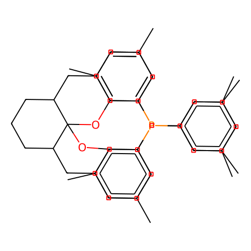 (+)-1, 13-Bis[di(3, 5-dimethylphenyl)phosphino]-(5aR, 8aR, 14aR)-5a, 6, 7, 8, 8a, 9-hexahydro-5H-[1]benzopyrano[3, 2-d]xanthene, min 97%, 100 mg