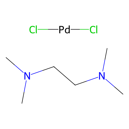 Dichloro(N, N, N', N'-tetramethylethylenediamine)palladium(II), min 99%, 1 gram