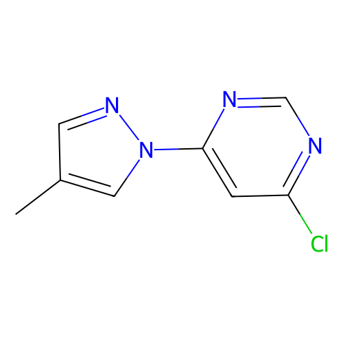 4-Chloro-6-(4-methyl-1H-pyrazol-1-yl)pyrimidine, min 95%, 1 gram