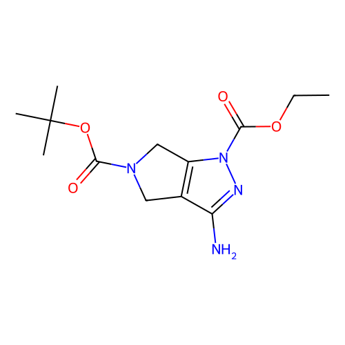 5-tert-Butyl 1-ethyl 3-aminopyrrolo[3, 4-c]pyrazole-1, 5(4H, 6H)-dicarboxylate, min 95%, 1 gram