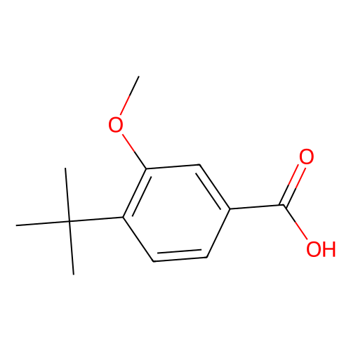 4-(tert-Butyl)-3-methoxybenzoic acid, min 98%, 1 gram