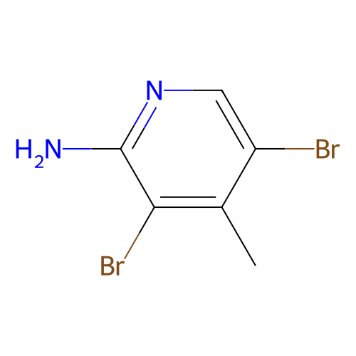 2-Amino-3, 5-dibromo-4-methylpyridine, min 98%, 100 grams