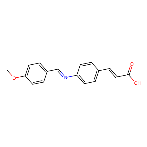 4-[(4-Methoxybenzylidene)amino]cinnamic Acid, min 98%, 1 gram