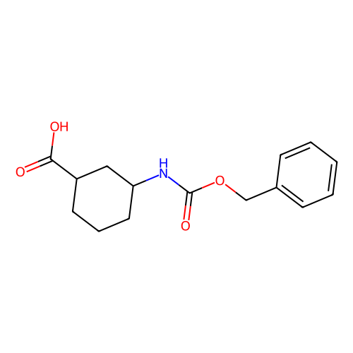 (+/-)-cis-3-(Carbobenzoxyamino)cyclohexanecarboxylic Acid, min 95%, 1 gram