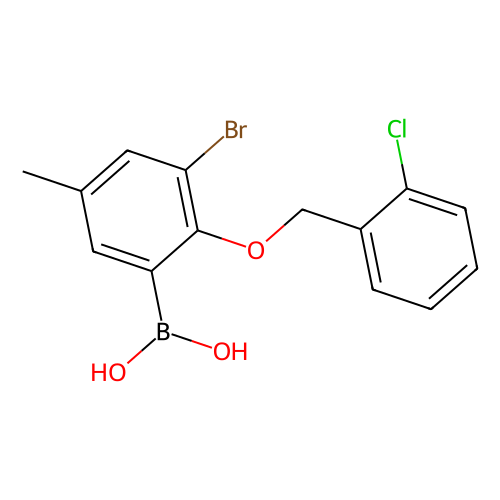 3-Bromo-2-(2'-chlorobenzyloxy)-5-methylphenylboronic acid(contains Anhydride), min 95%, 1 gram