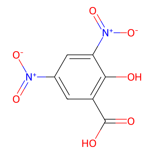 3, 5-Dinitro salicylic acid, min 98%, 100 grams