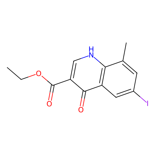 Ethyl 6-iodo-8-methyl-4-oxo-1, 4-dihydro-3-quinolinecarboxylate, min 95%, 1 gram