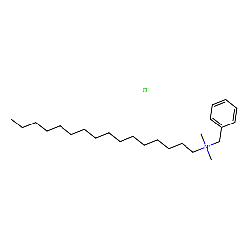 Benzyldimethylhexadecylammonium chloride, min 95%, 100 grams