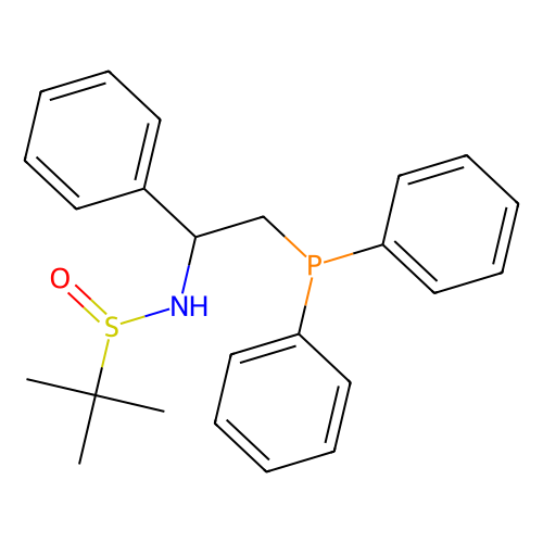 [S(R)]-N-[(1S)-2-(Diphenylphosphino)-1-phenylethyl]-2-methyl-2-propanesulfinamide, min 95%, 100 mg