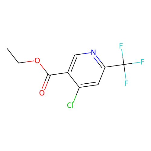 Ethyl 4-chloro-6-(trifluoromethyl)nicotinate, min 97%, 100 mg