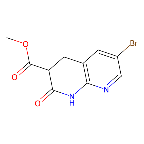 methyl 6-bromo-2-oxo-1, 2, 3, 4-tetrahydro-1, 8-naphthyridine-3-carboxylate, min 97%, 1 gram