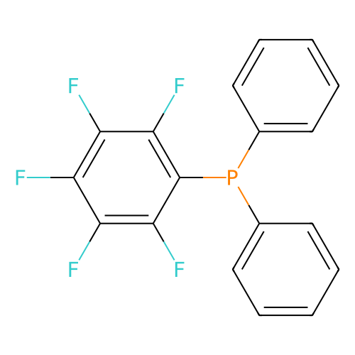 (Pentafluorophenyl)diphenylphosphine, min 93%, 1 gram