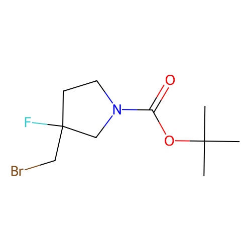 tert-butyl 3-(bromomethyl)-3-fluoropyrrolidine-1-carboxylate, min 97%, 1 gram
