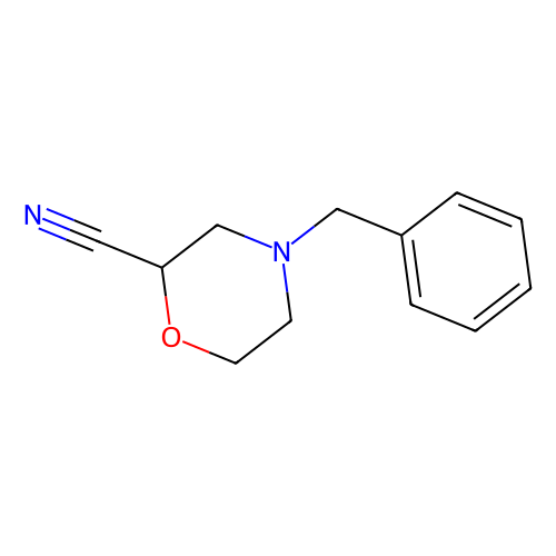 4-Benzylmorpholine-2-carbonitrile, min 95%, 1 gram