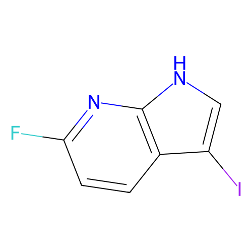 6-Fluoro-3-iodo-1H-pyrrolo[2, 3-b]pyridine, min 97%, 100 mg