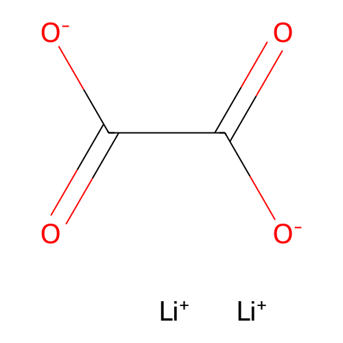 Lithium oxalate, min 99.9% metals basis, 100 grams