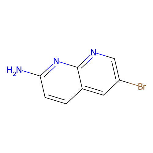 6-Bromo-1, 8-naphthyridin-2-amine, min 96%, 100 mg