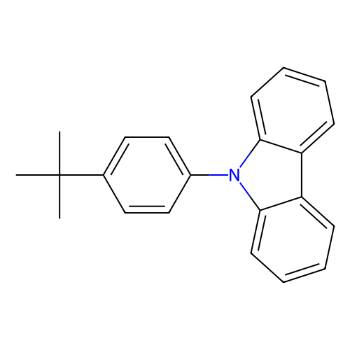9-(4-tert-Butylphenyl)-9H-carbazole, min 98% (HPLC), 1 gram