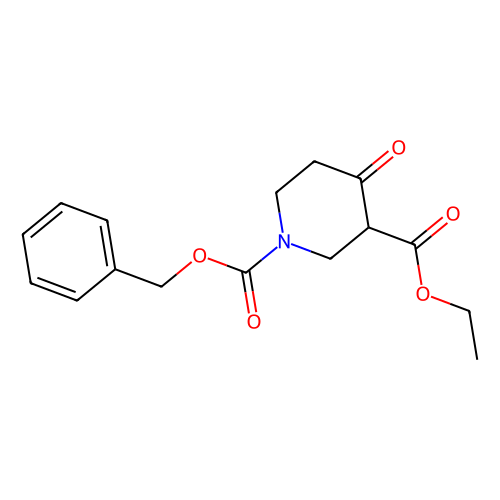 1-Benzyl 3-ethyl 4-oxopiperidine-1, 3-dicarboxylate, min 97%, 1 gram