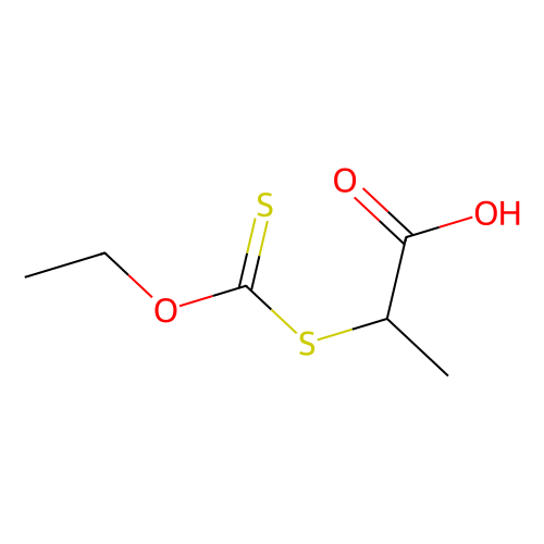 2-(Ethoxythioxomethylthio)propionic acid, min 95%, 1 gram
