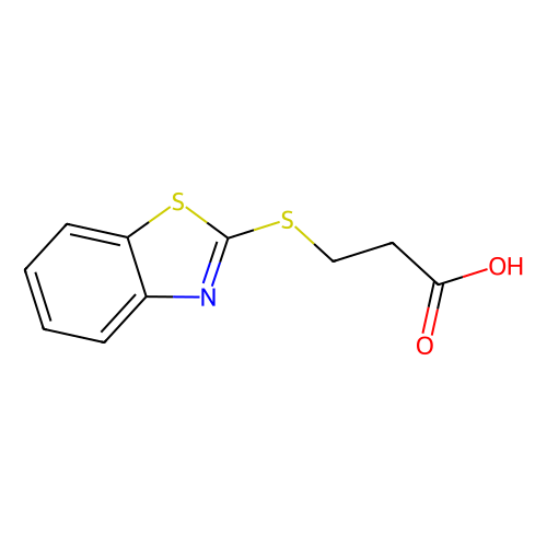 3-(2-Benzothiazolylthio)propionic Acid, min 98%, 100 grams