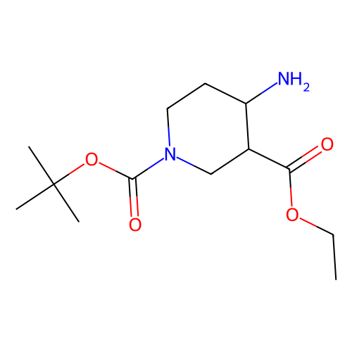 1-tert-Butyl 3-ethyl 4-aminopiperidine-1, 3-dicarboxylate, min 95%, 100 mg